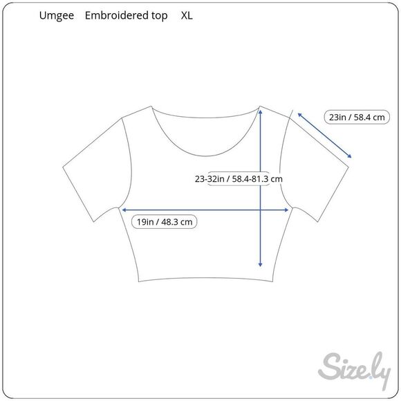 Umgee Black Embroidered Pleated Babydoll Blouse Too Shirt XL - Picture 7 of 7